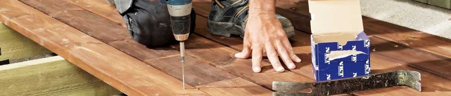 Terrasse på nye smarte kiler